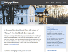 Tablet Screenshot of mortgage4house.com